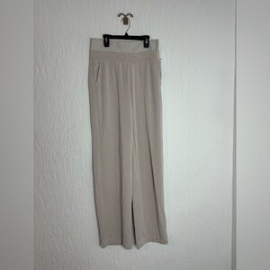 Athleta Tan High Waisted Wide Leg Pants Size MT